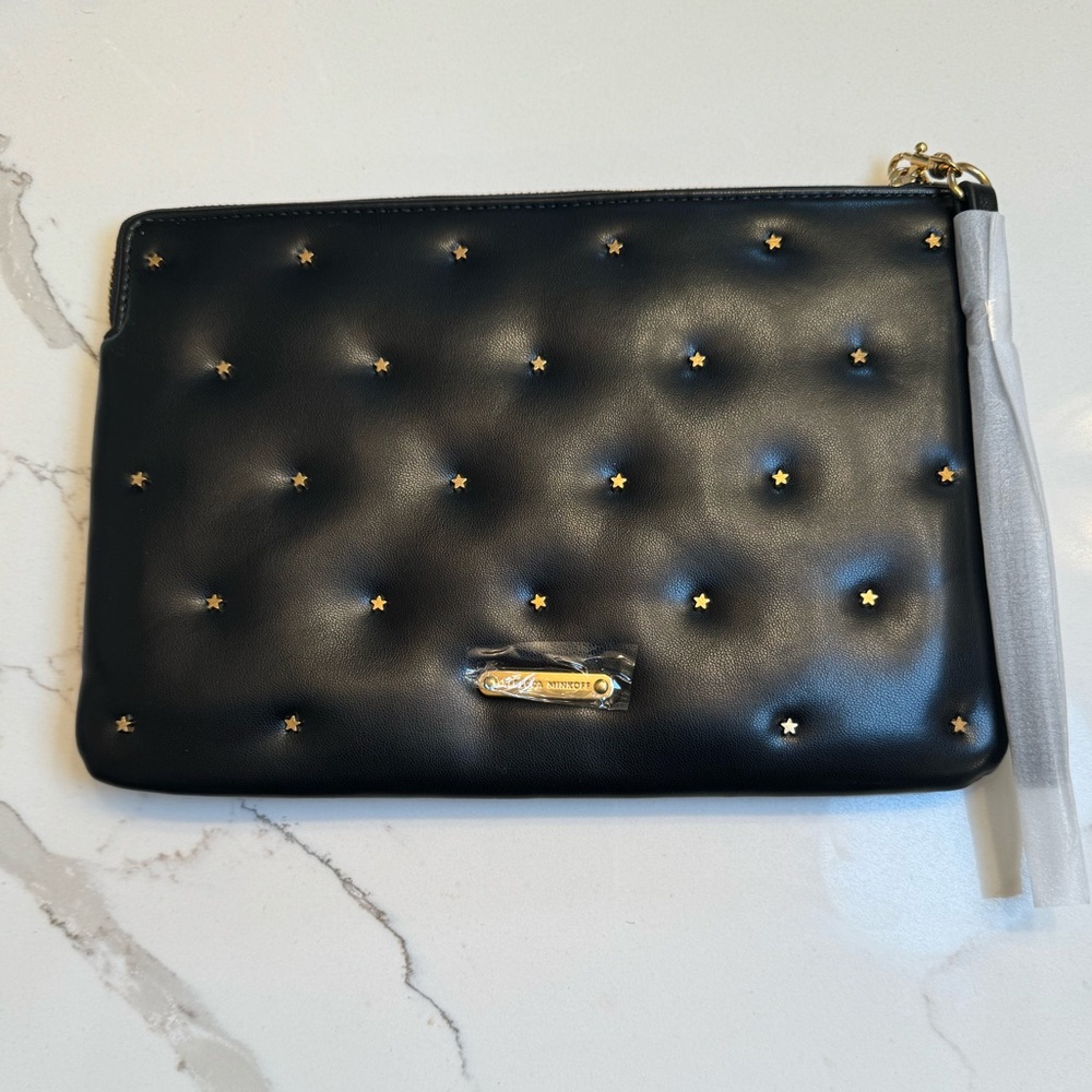 ❤️ Rebecca Minkoff Star-studded Large Wristlet/Clutch/Makeup Bag